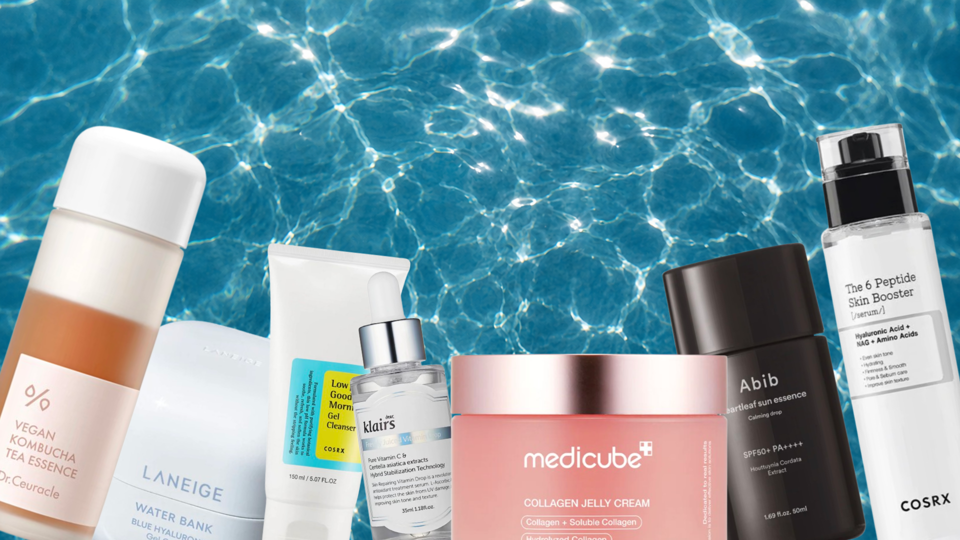 The ultimate K-Beauty summer skincare routine featuring Korean skincare products for dry, oily, combination and normal skin with daily SPF protection.
