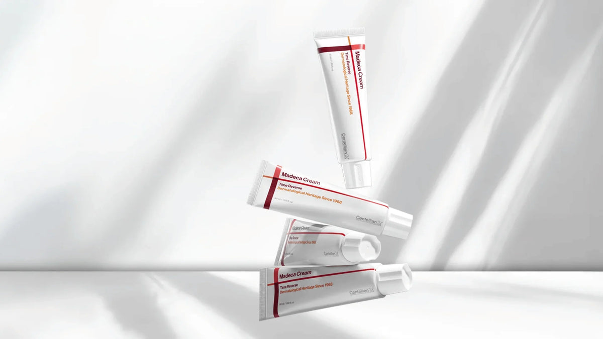 Centellian24 Korean skincare brand image with soothing and barrier-repair skincare products
