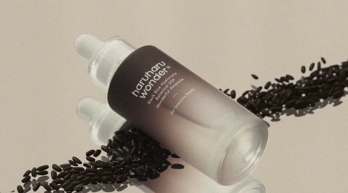 Haruharu Wonder koreansk hudvård med Black Rice och återfuktande produkter