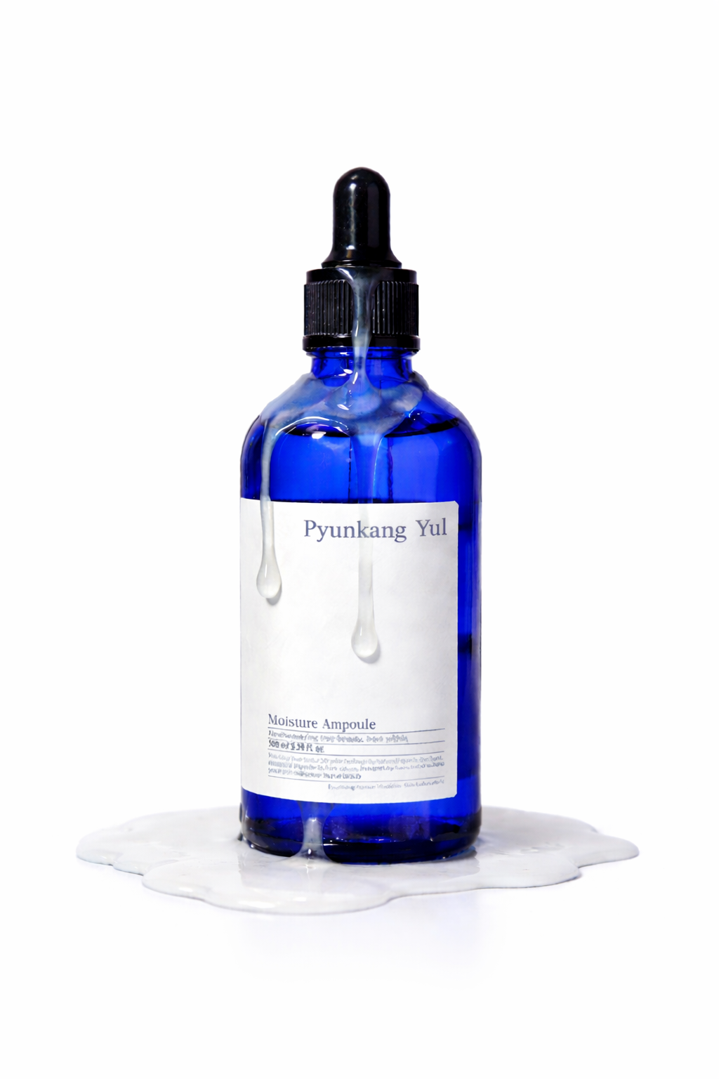 Pyunkang Yul Moisture Ampoule koreanskt serum med återfuktande formula i blå glasflaska