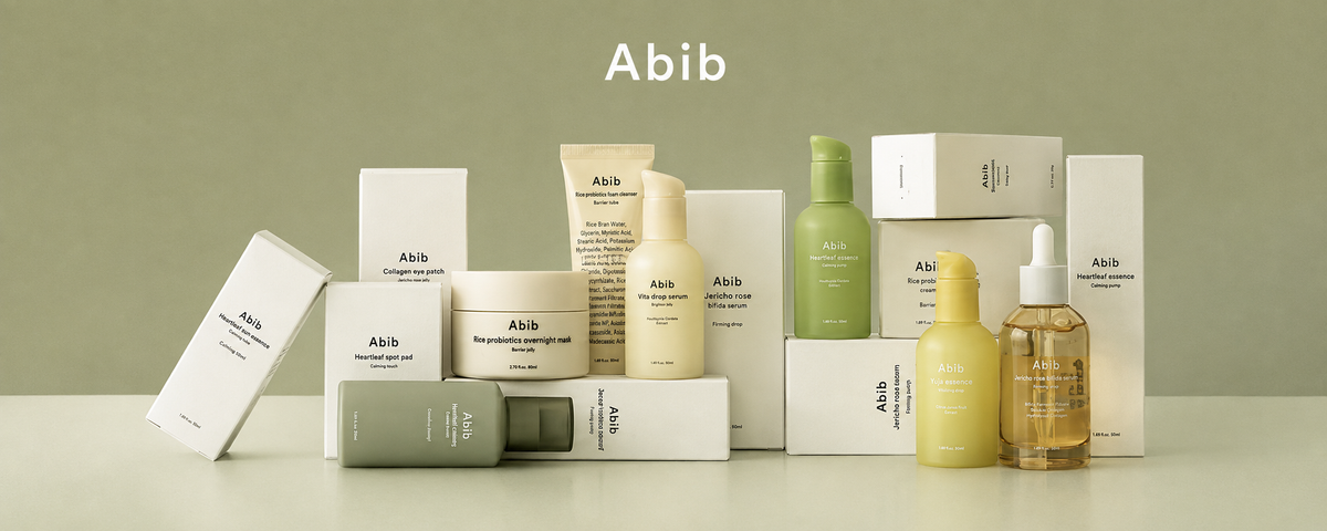 Abib koreansk hudvård – Abib Korean skincare products with Heartleaf, Rice Probiotics and Jericho Rose