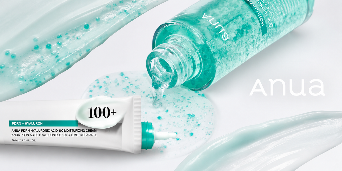 Anua PDRN Hyaluronic Acid Moisturizing Cream and Hydrating Mist with PDRN and hyaluronic acid
