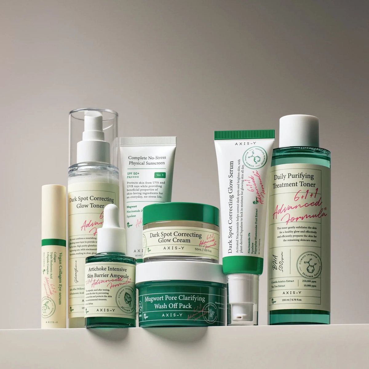 AXIS-Y climate inspired skincare för glow och känslig hud