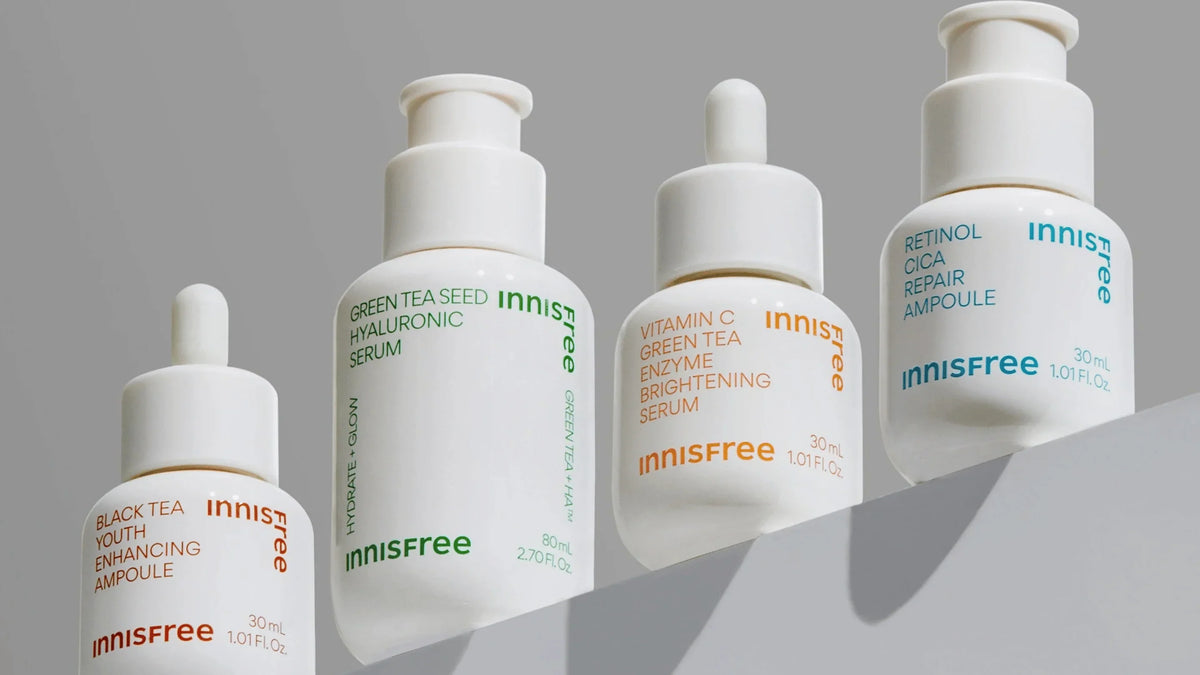 Innisfree koreansk hudvård med Jeju-inspirerade och återfuktande K-beauty produkter