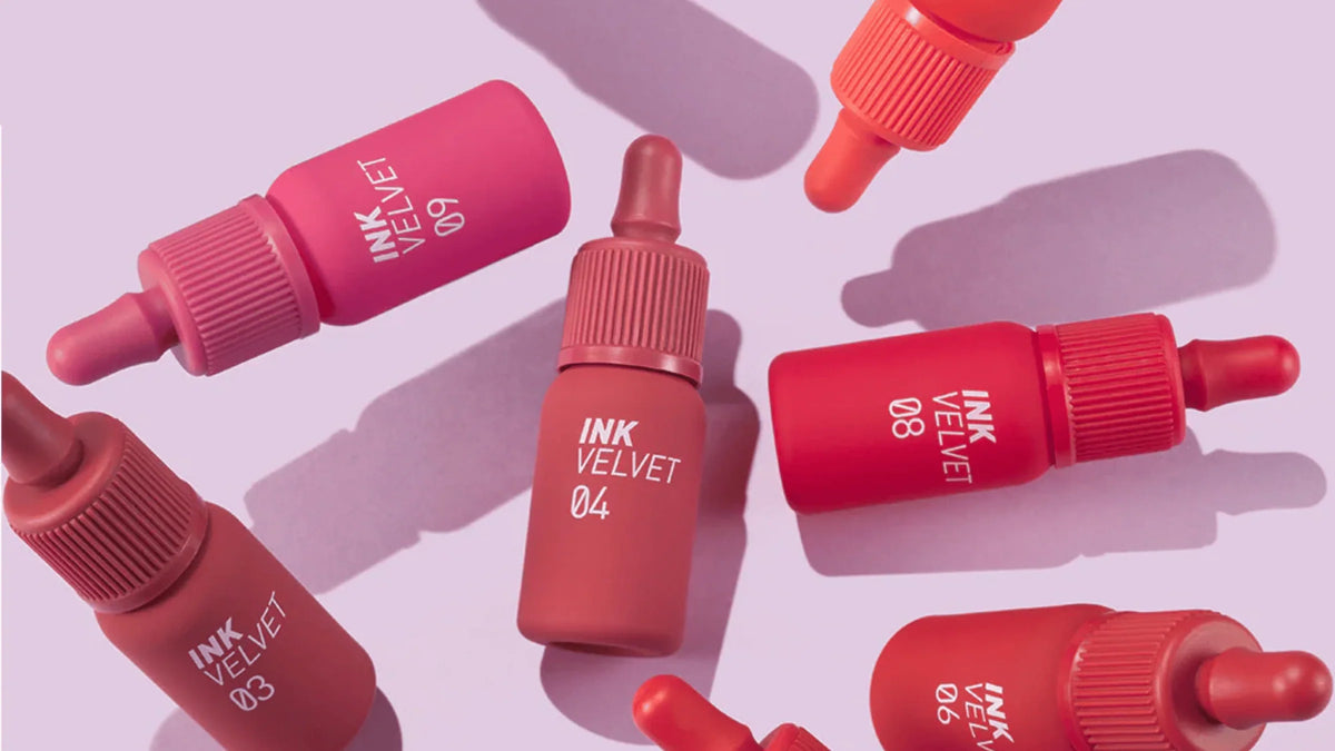 Peripera makeup med Ink Velvet, lip tints och trendiga skönhetsfavoriter