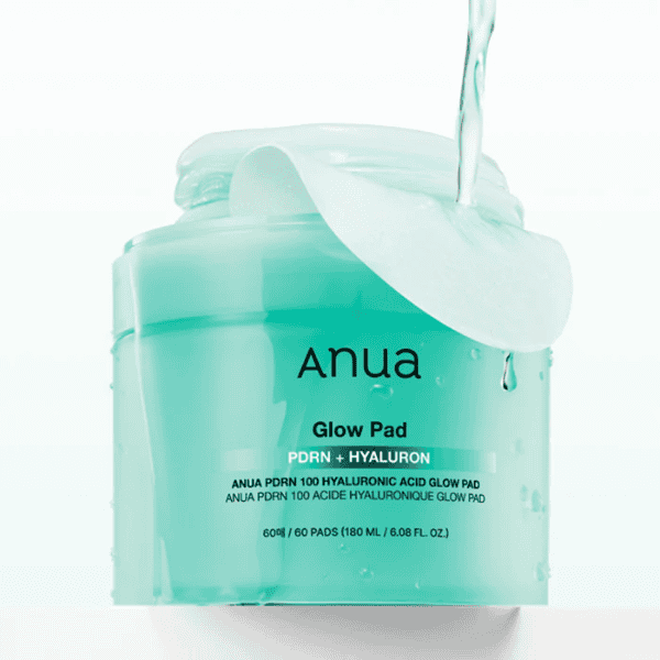 Anua PDRN 100 Hyaluronic Acid Glow Pad 180ml 60pcs Anua