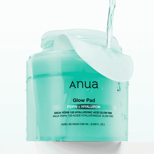 Anua PDRN 100 Hyaluronic Acid Glow Pad 180ml 60pcs Anua