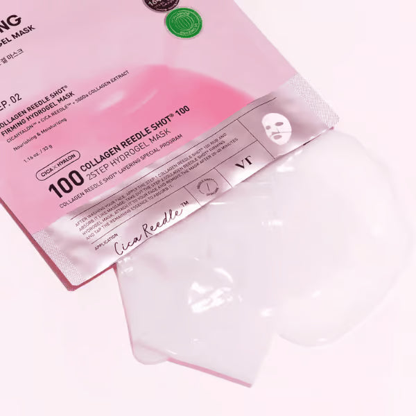 VT Cosmetics COLLAGEN Reedle Shot 100 2STEP Hydrogel Mask 2type VT Cosmetics