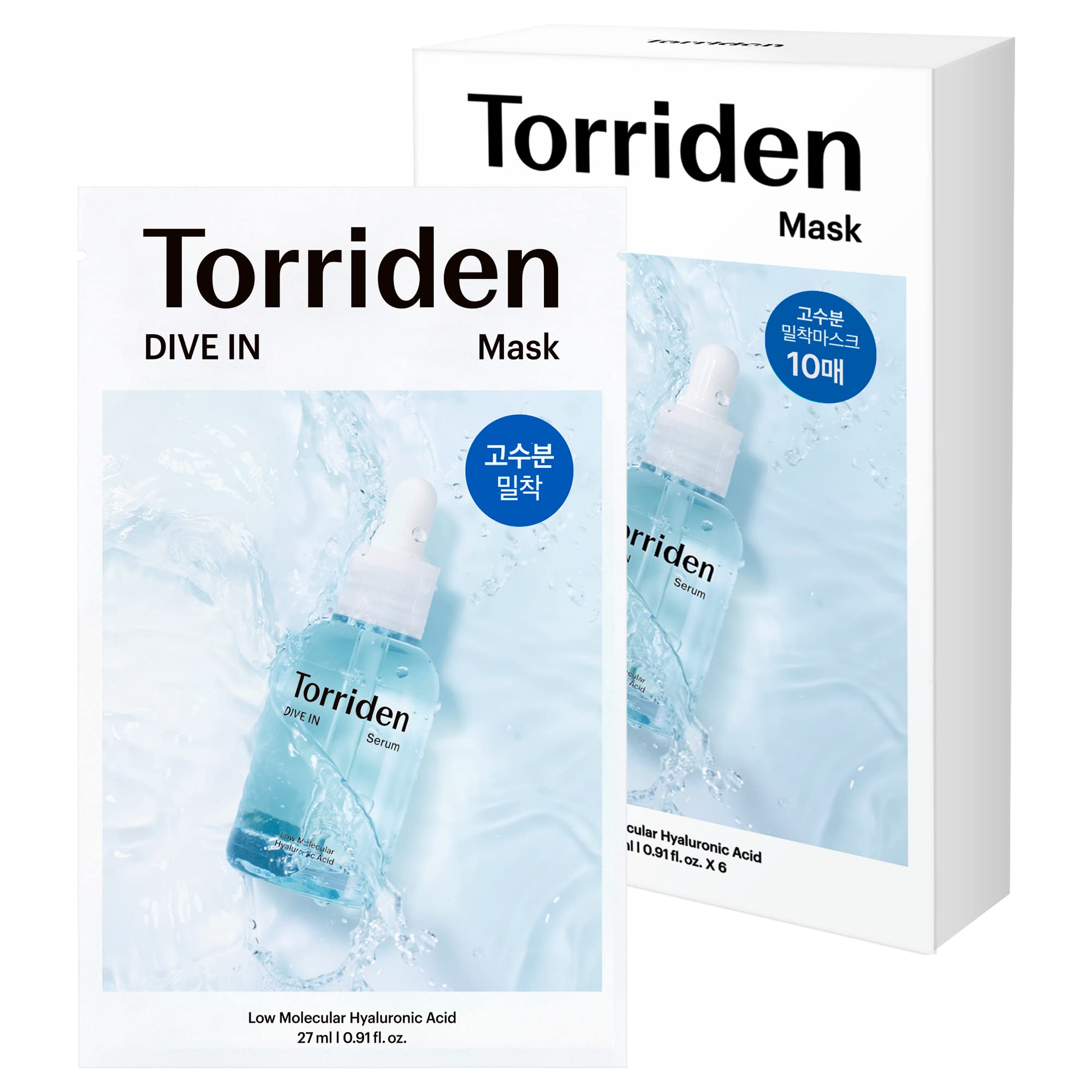 [Torriden] DIVE IN Low Molecular Hyaluronic Acid Mask Sheet 10ea u1pxgk-ik