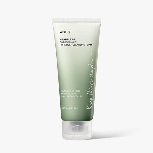 Anua HEARTLEAF QUERCETINOL PORE DEEP CLEANSING FOAM Anua