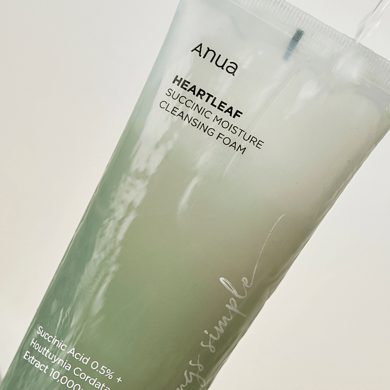 Anua HEARTLEAF SUCCINIC MOISTURE CLEANSING FOAM
