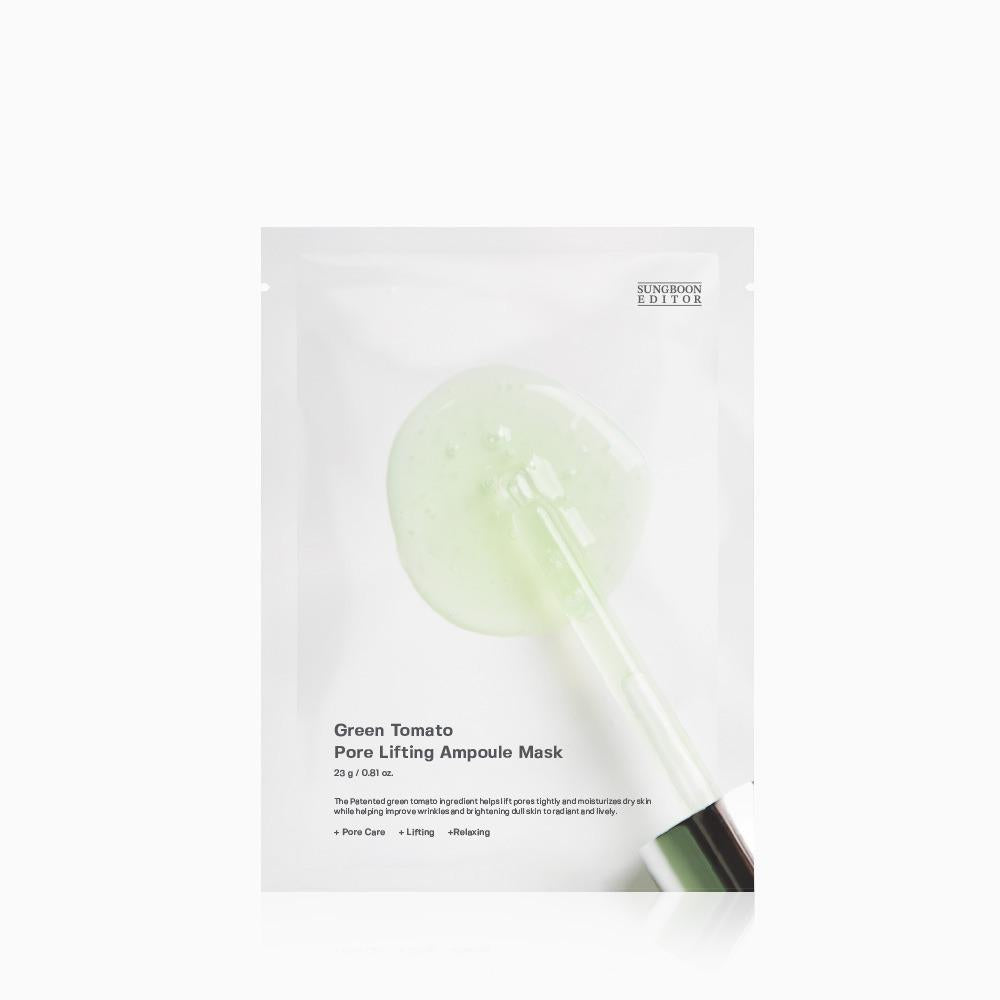 SUNGBOON EDITOR Green Tomato Pore Lifting Ampoule Mask 23g SUNGBOON EDITOR