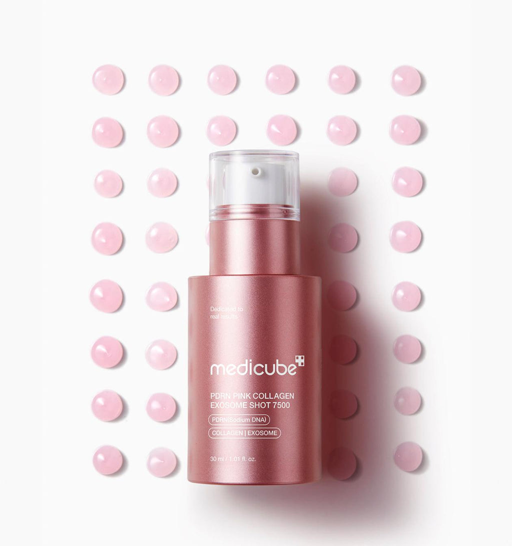 Medicube PDRN Pink Collagen exosome shot ampoule 7500 30ml Medicube