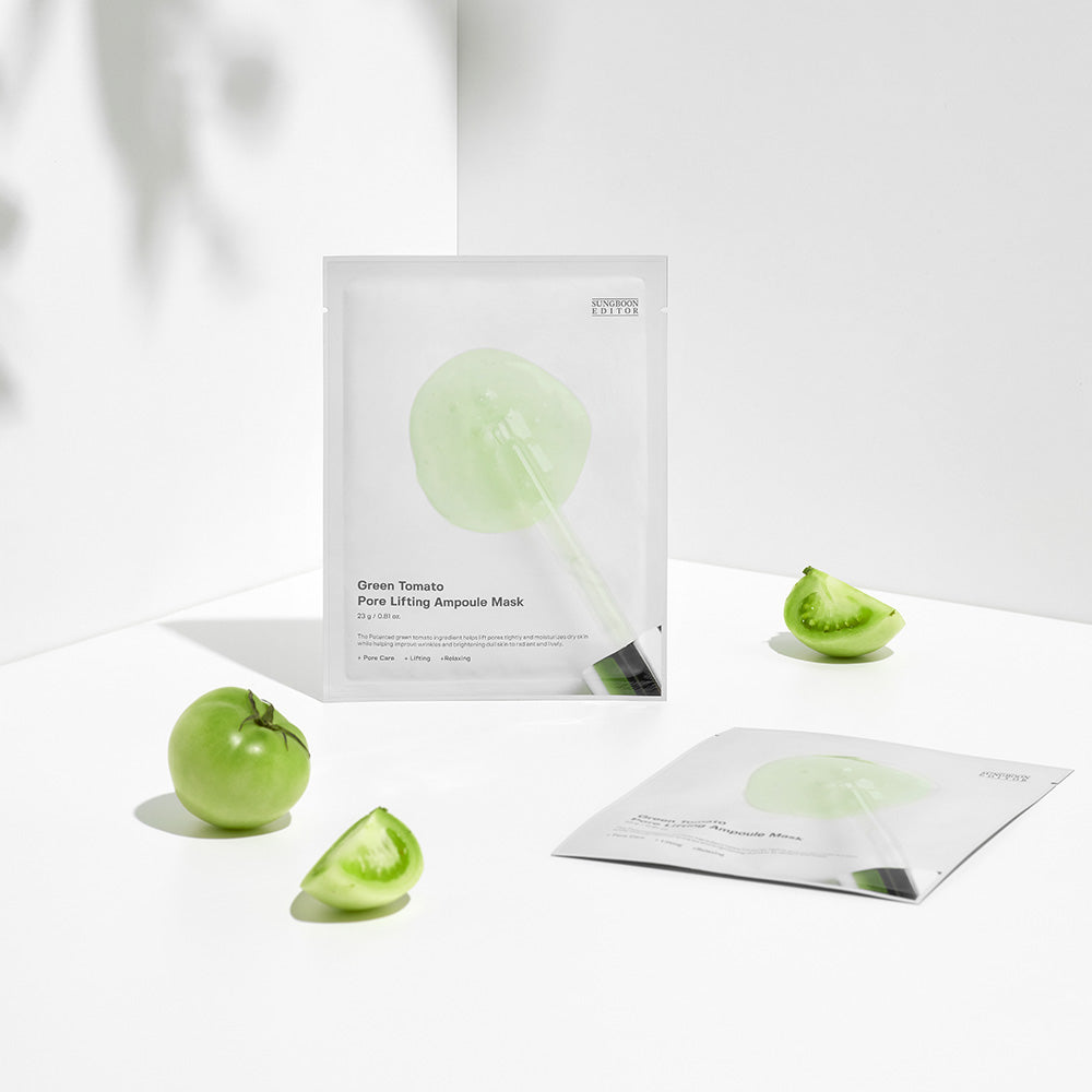 SUNGBOON EDITOR Green Tomato Pore Lifting Ampoule Mask 23g SUNGBOON EDITOR