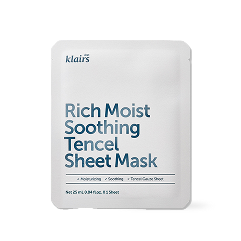 Dear Klairs Rich Moist Soothing Tencel Sheet Mask 25ml x 10ea Dear Klairs