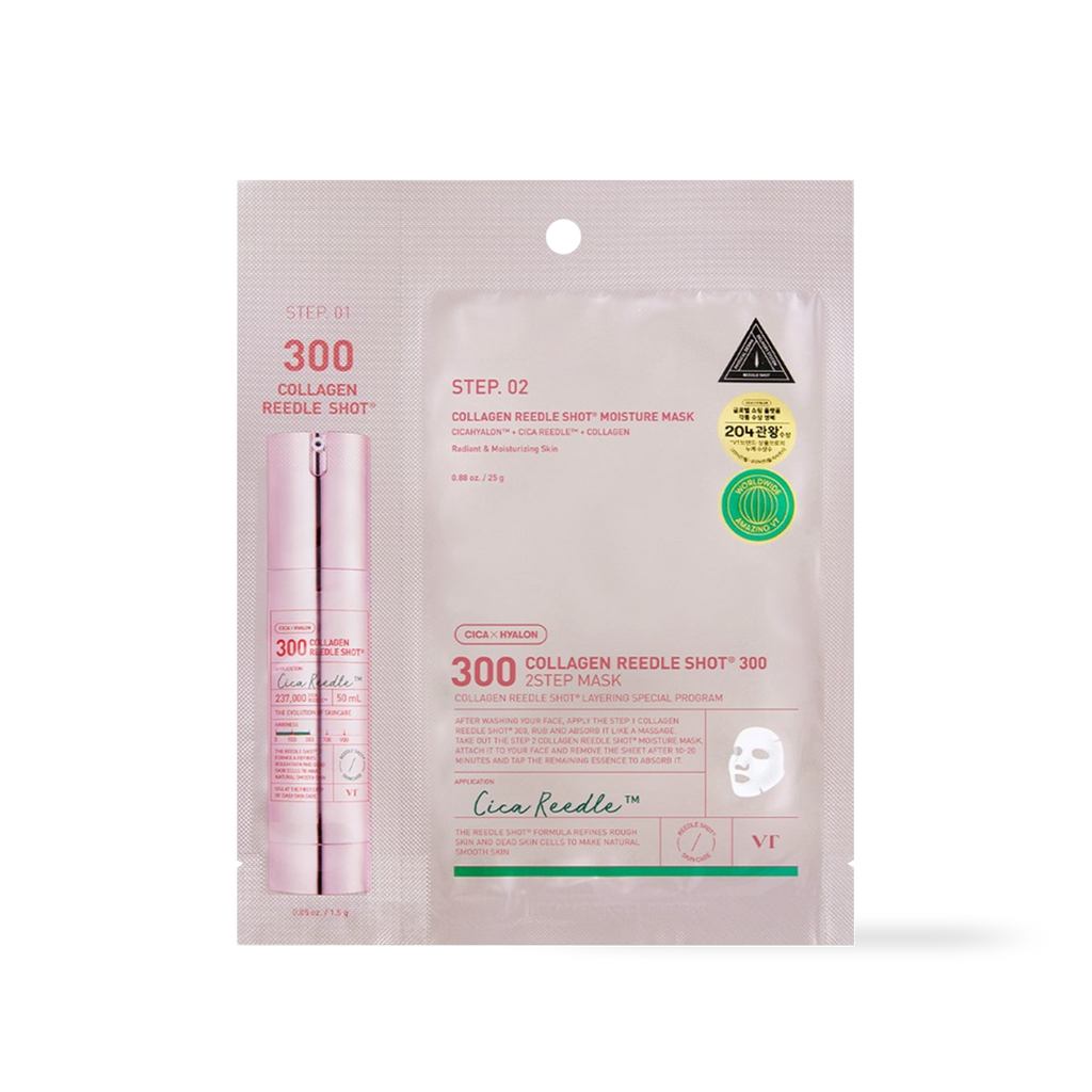 VT Cosmetics COLLAGEN Reedles Shot 300hL 2 STEP MASK VT Cosmetics