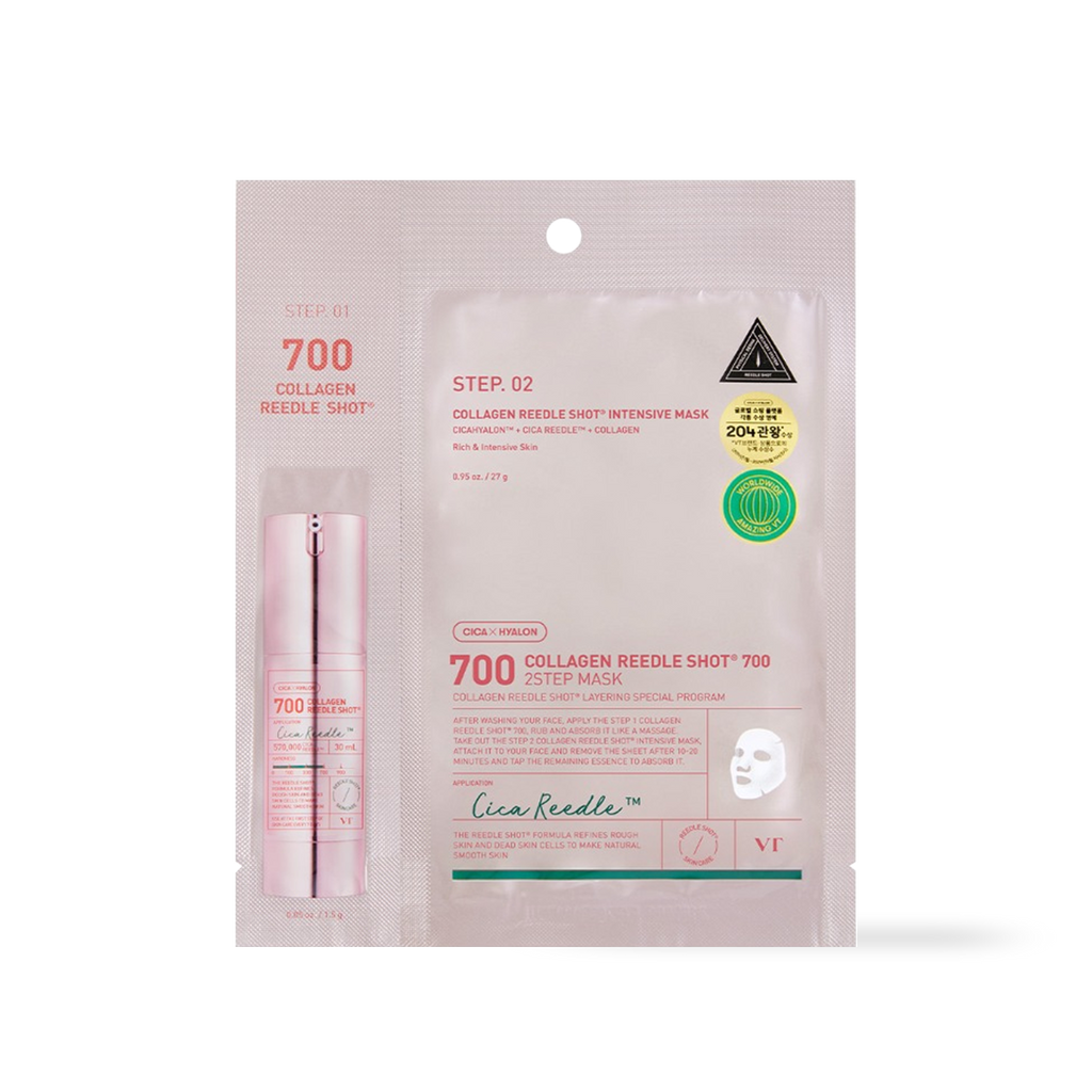VT Cosmetics COLLAGEN Reedles Shot 700hL 2 STEP MASK VT Cosmetics