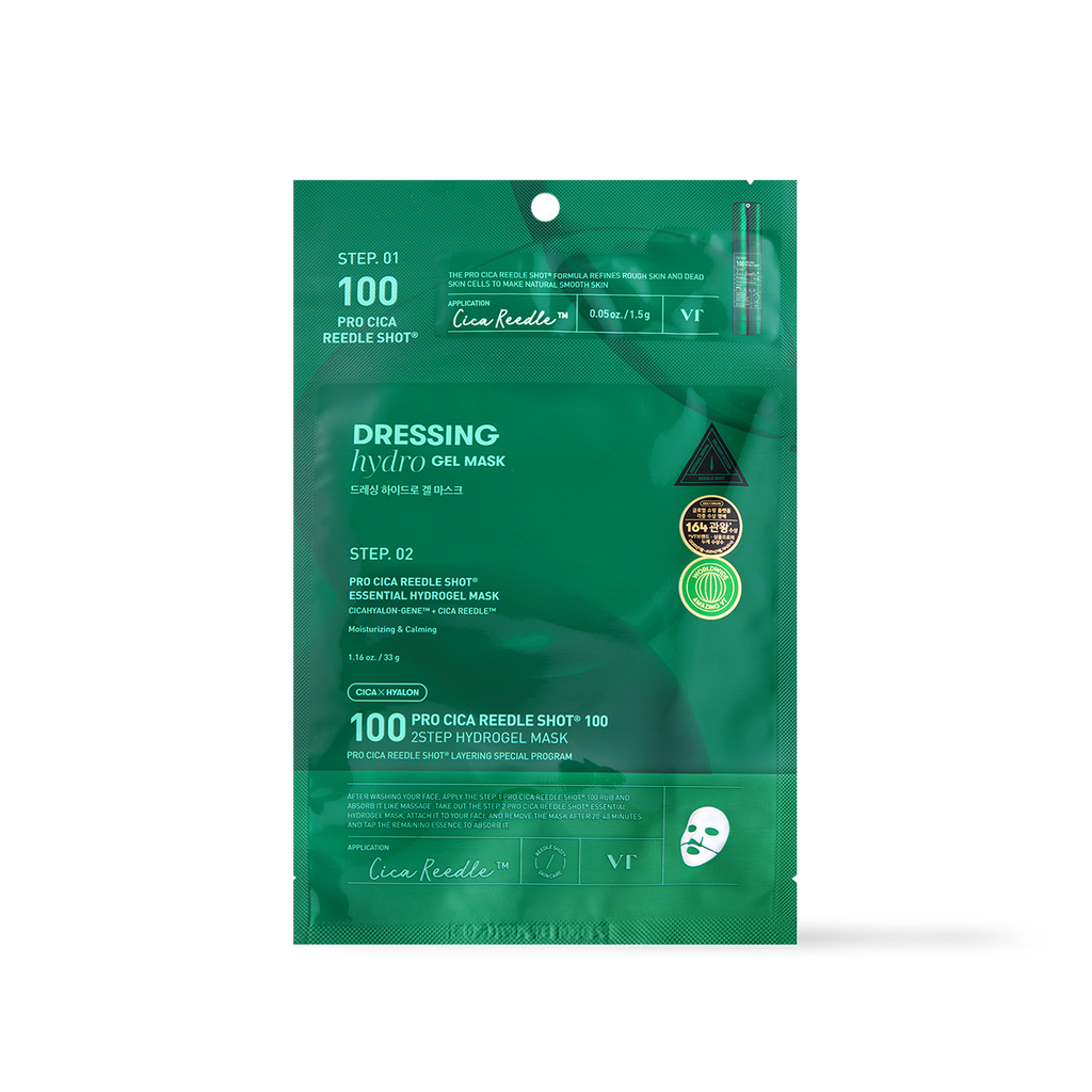 VT Cosmetics PRO CICA Reedle Shot 100 2STEP Hydrogel Mask 2type VT Cosmetics