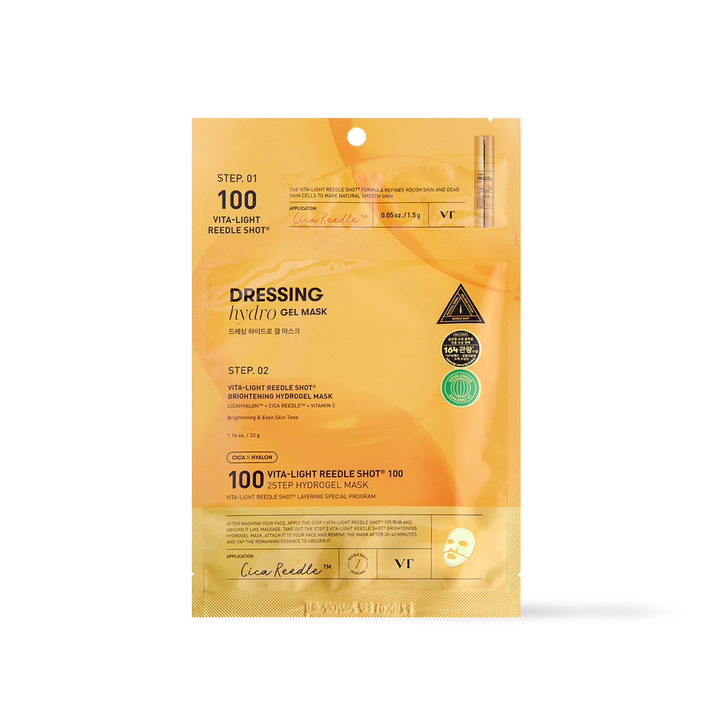 VT Cosmetics VITA-LIGHT Reedle Shot 100 2STEP Hydrogel Mask 2type VT Cosmetics