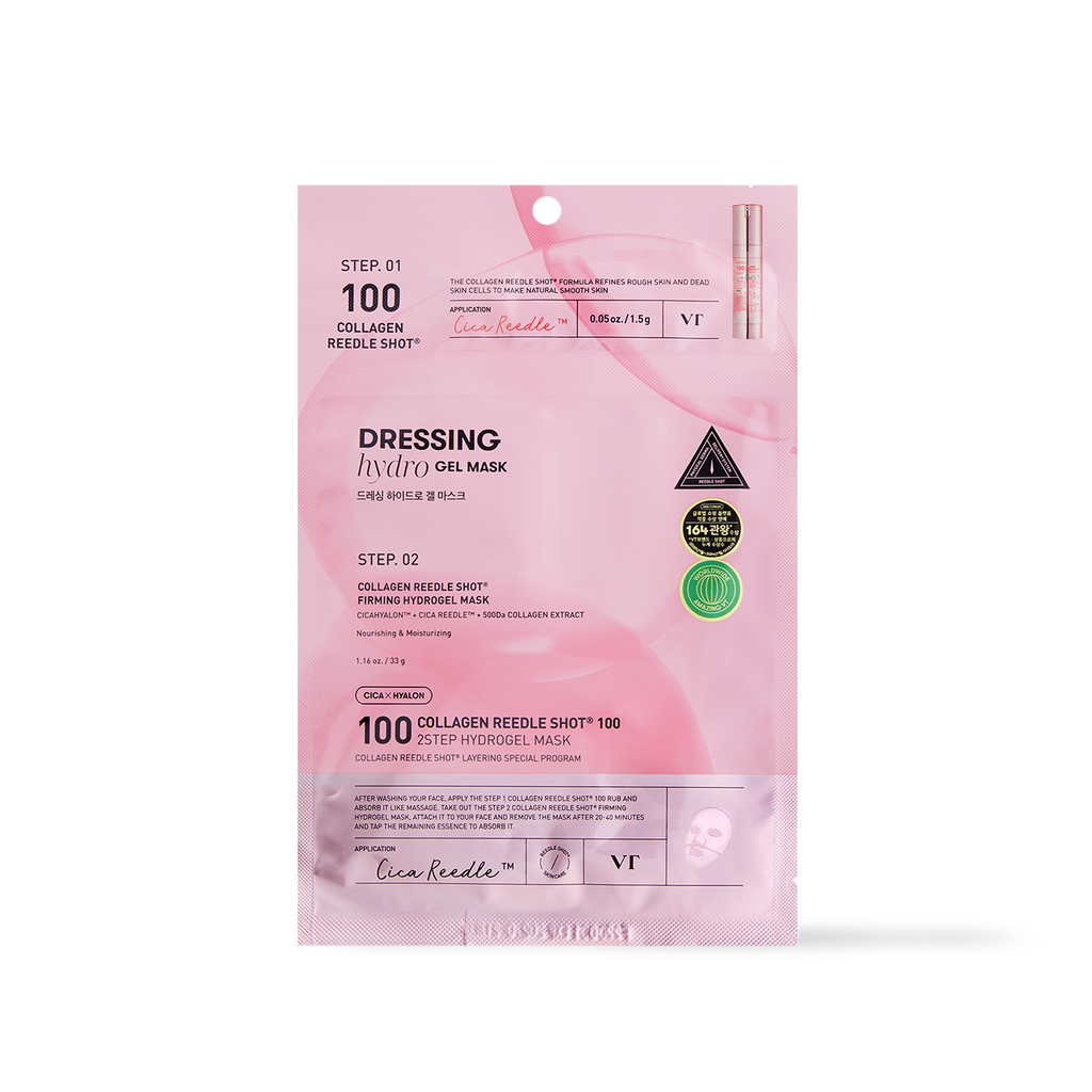 VT Cosmetics COLLAGEN Reedle Shot 100 2STEP Hydrogel Mask 2type VT Cosmetics