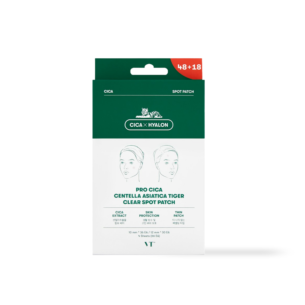 VT Cosmetics PRO CICA Centella Asiatica Tiger Clear Spot Patch 66pcs VT Cosmetics