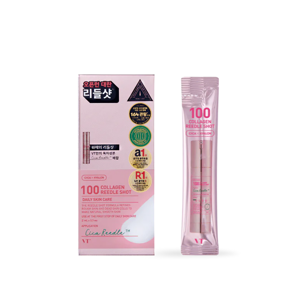 VT Cosmetics 100 Collagen Reedle shot 10 shots VT Cosmetics