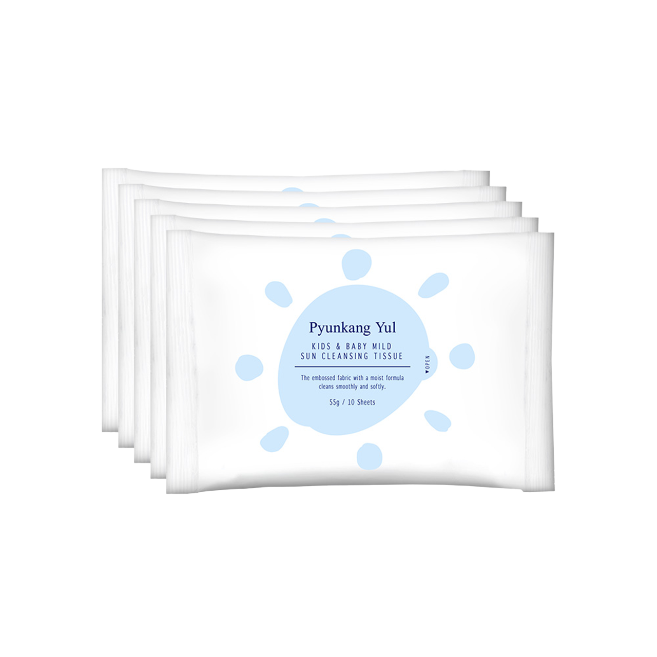 PyunkangYul Kids & Baby Mild Sun Cleansing Tissue 10ea*5 PyunkangYul