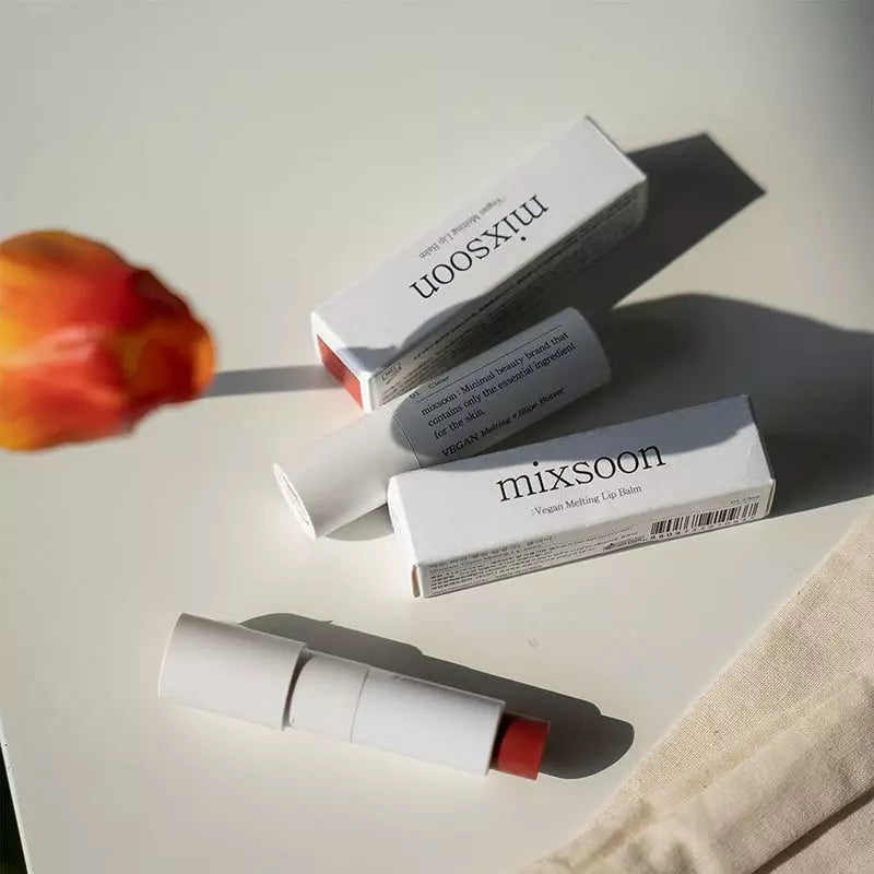 MIXSOON Vegan Melting Lip Balm Dry Rose
