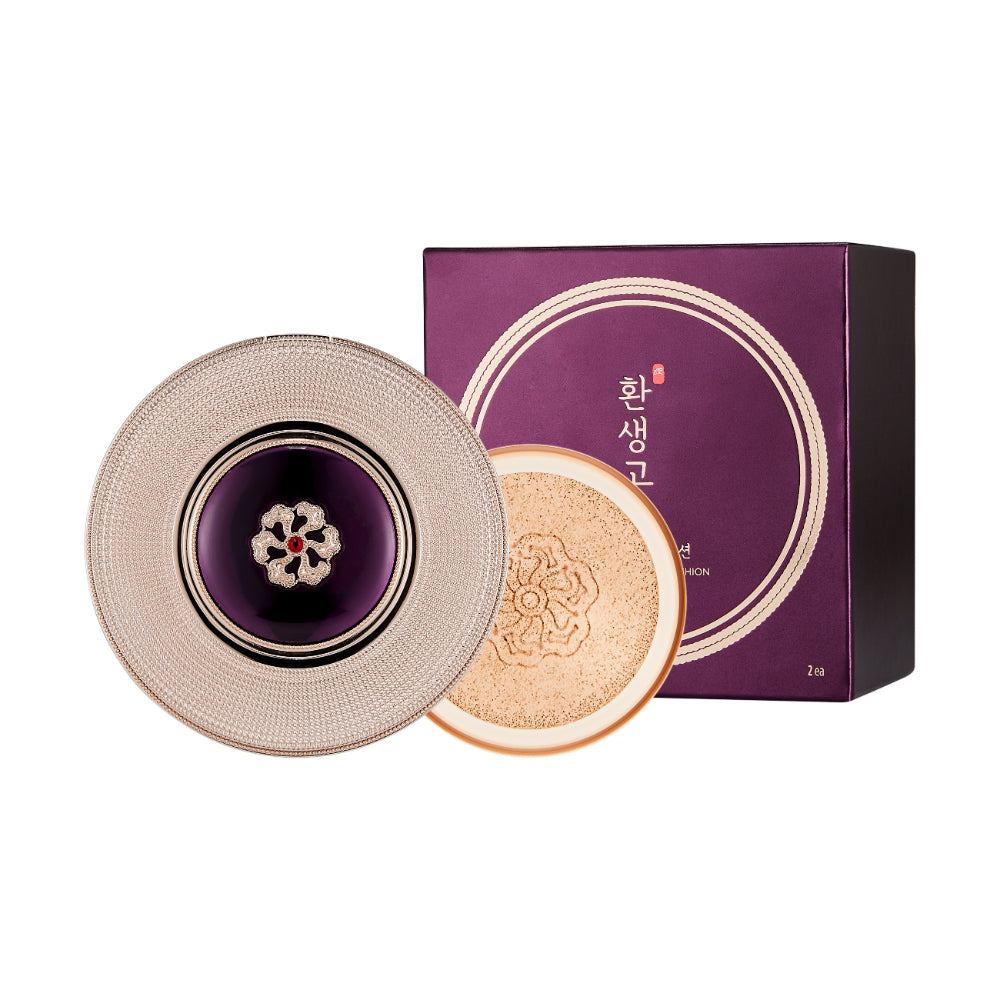 Thefaceshop YEHWADAM HWANSAENGGO BB CUSHION 21 LIGHT BEIGE 20g 2pcs
