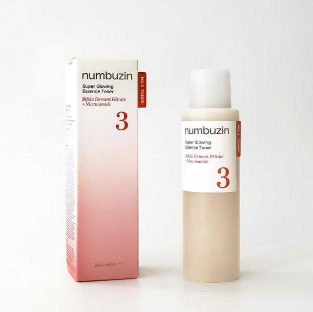 Numbuzin No. 3 Super Glowing Essence Toner 200ml