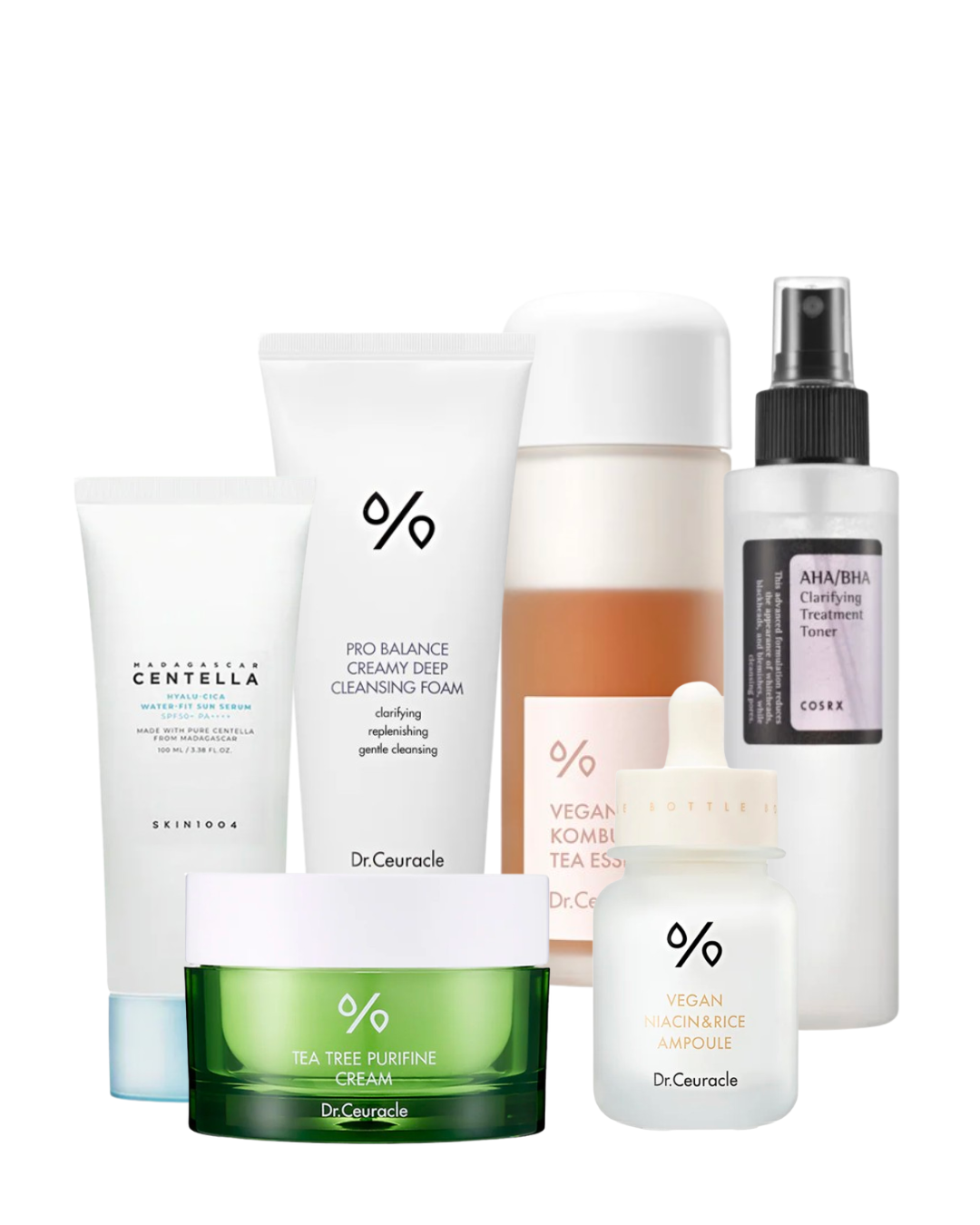 bundleskit kbeauty kombinerad hudtyp hudvårdspaket