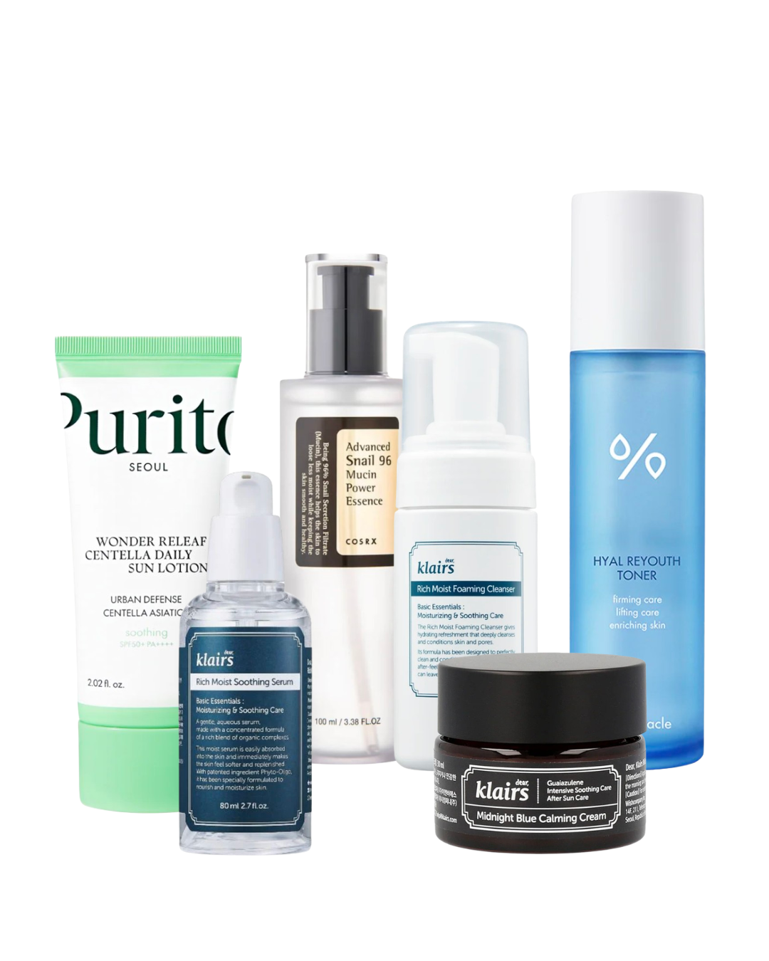 bundleskit hudvårdspaket för torr och irriterande hud bästsäljande produkter