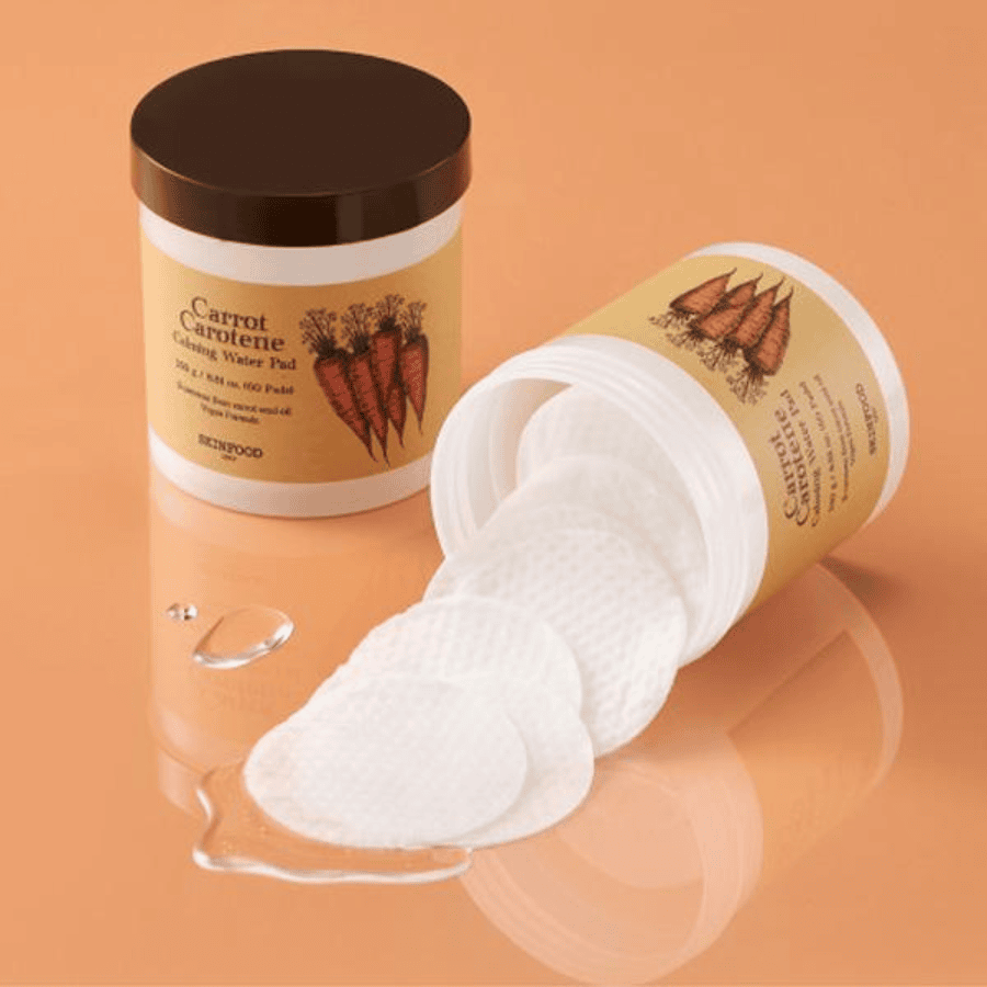 Skinfood Carrot Carotene Calming Water Pad 60 sheets Skinfood