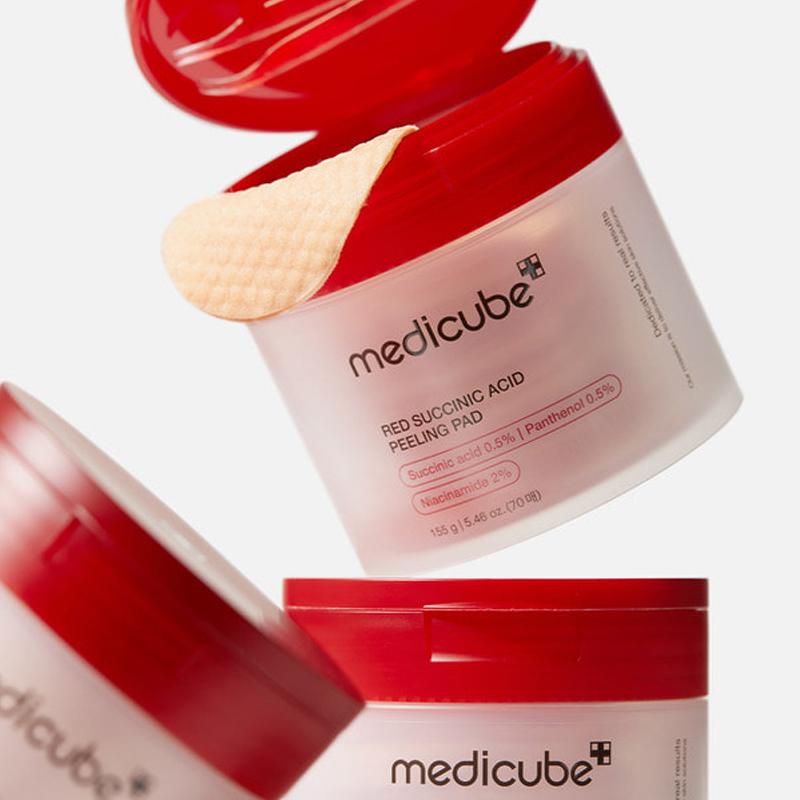 Medicube Red Succinic Acid Peeling Pads 70pcs Medicube