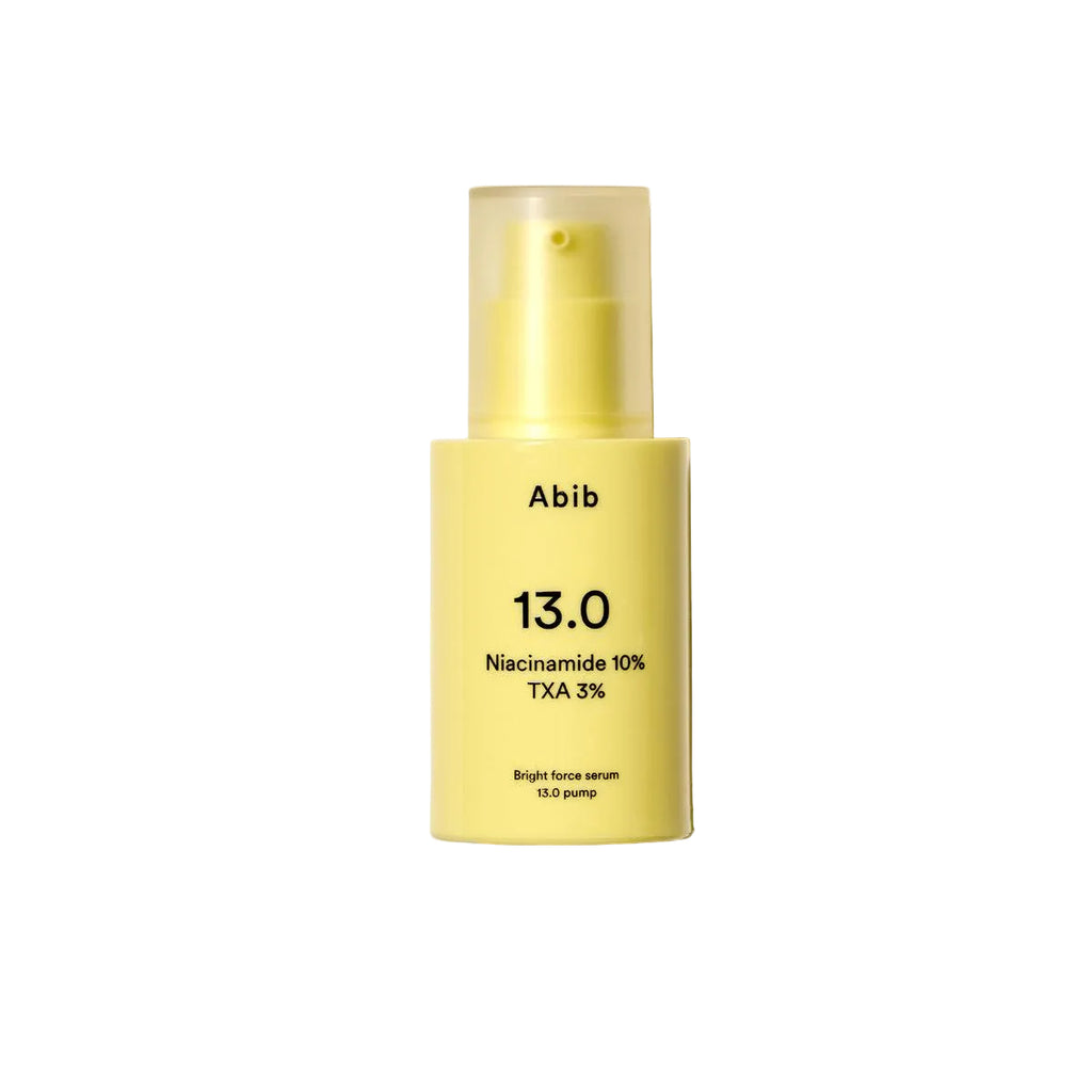 Abib Bright Force Serum 13.0 Pump 30ml med 10 procent niacinamid och 3 procent tranexamsyra som hjälper till att reducera pigmentfläckar