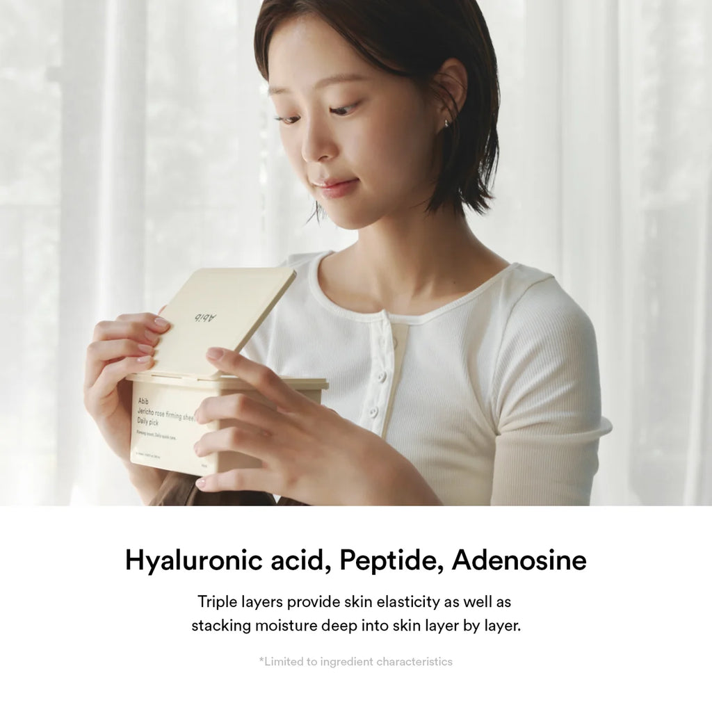 Abib Firming Sheet Mask med hyaluronsyra, adenosin och hydrolyserat lupinprotein