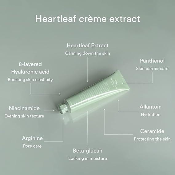 Abib Heartleaf Cream som hjälper till att stärka hudbarriären