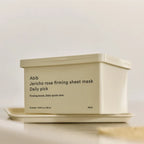 Abib Jericho Rose Daily Pick sheet mask i beige återförslutningsbar behållare