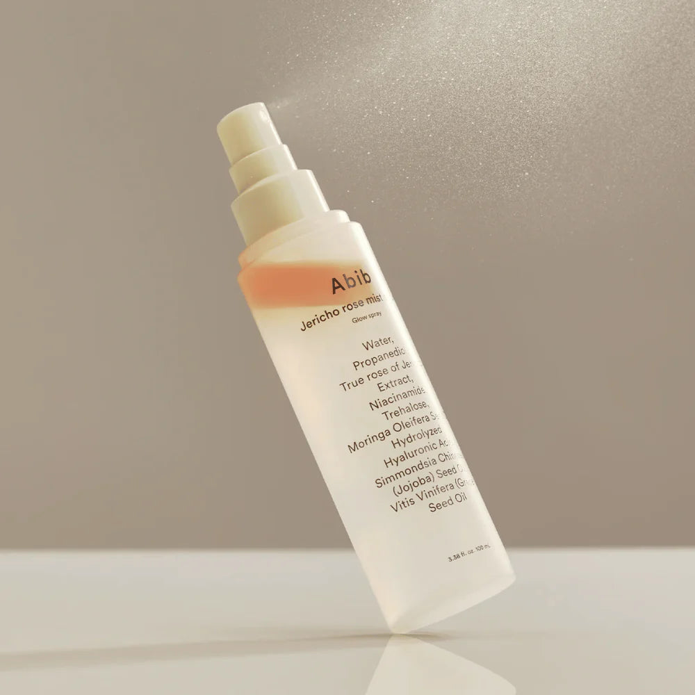 Återfuktande glow mist från Abib med bakuchiol, ceramider och squalane