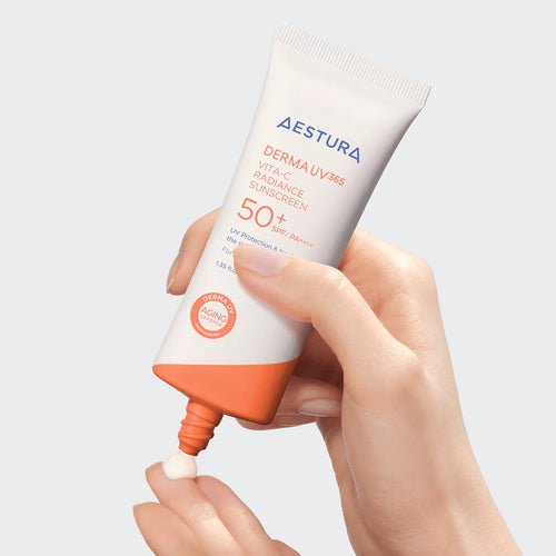Vitamin C sunscreen with SPF50+ for radiant skin
