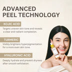 AHA BHA PHA peeling treatment for uneven skin tone