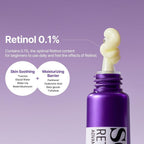 Anti aging eye cream with peptides and retinol