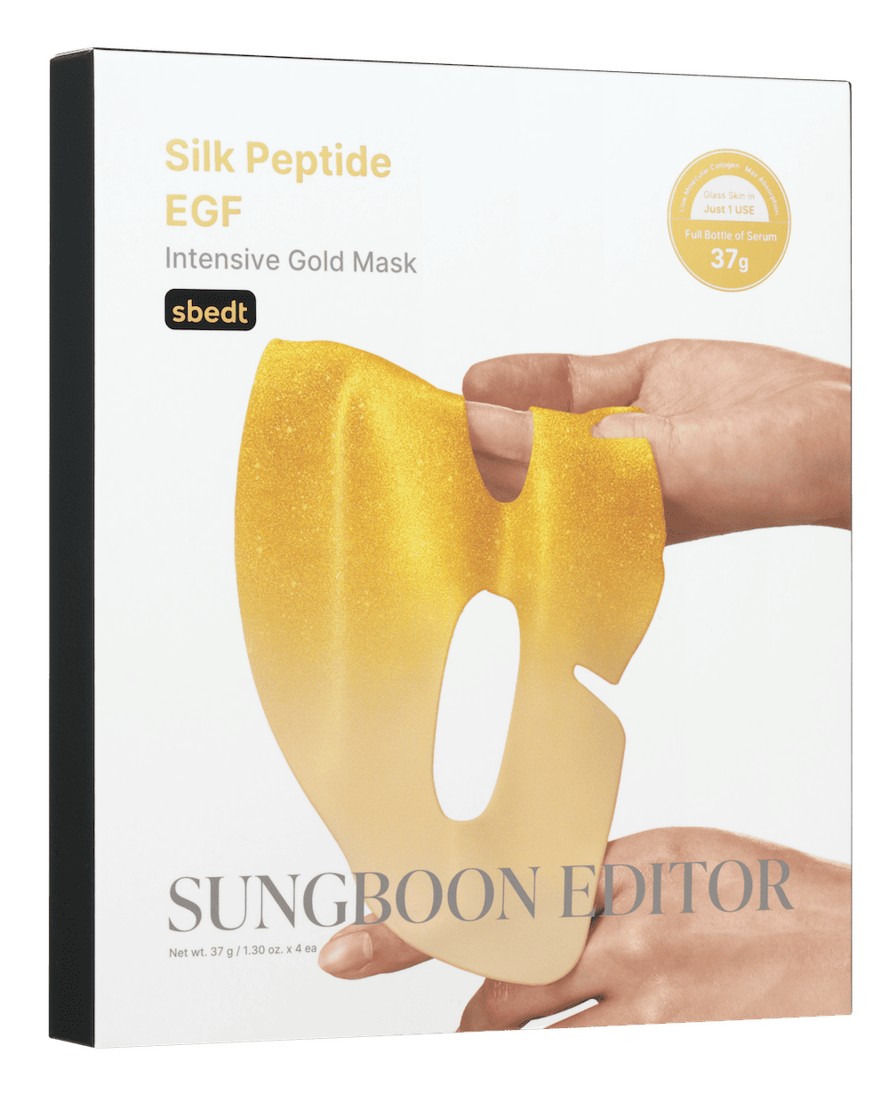 Anti aging gold mask for overnight skincare treatment
