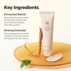 Anti-age moisturizer med retinol och Panax Ginseng Root Extract för fastare och jämnare hud