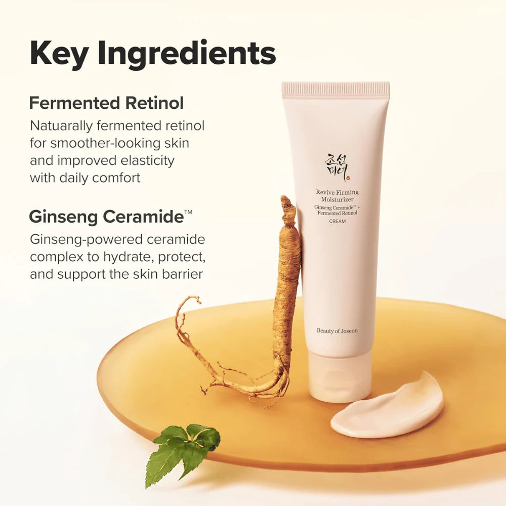 Anti-age moisturizer med retinol och Panax Ginseng Root Extract för fastare och jämnare hud