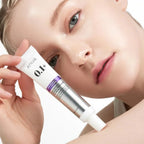 Anua caffeine eye cream helping reduce puffiness and tired eyes