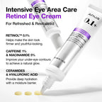 Anua eye cream with ceramides and peptides for skin barrier repair