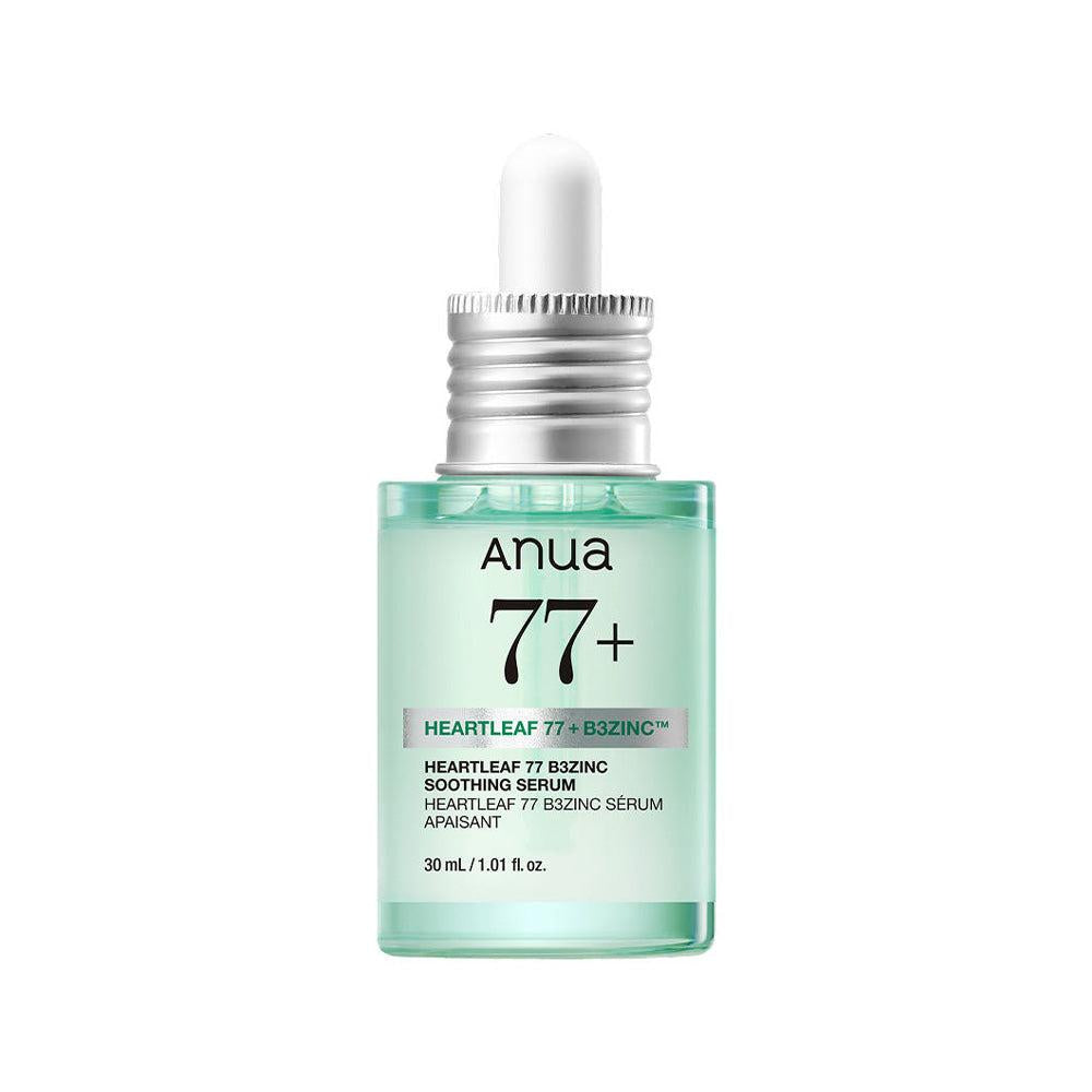 Anua Heartleaf 77% B3 Zinc Soothing Serum för känslig och acnebenägen hud