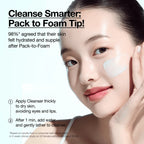 Anua foam cleanser som rengör huden utan att torka ut