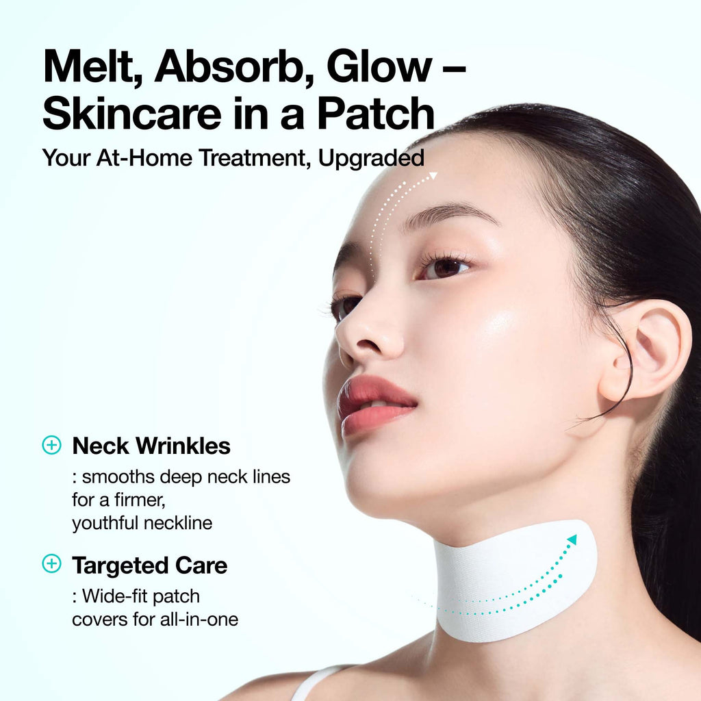 ANUA PDRN Collagen Neck Patch för halslinjer, spänst och lyster